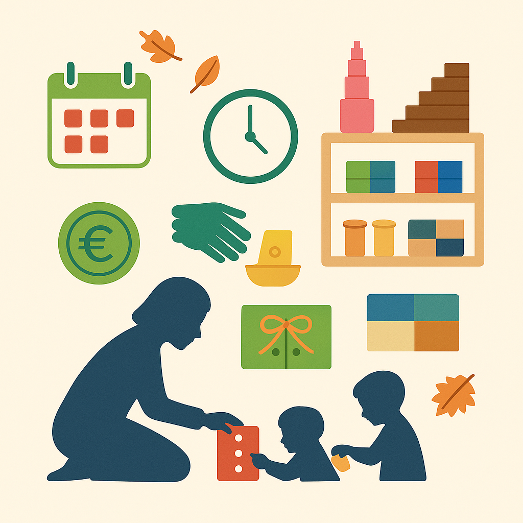 stage d'une semaine pour une formation montessori à la toussaint